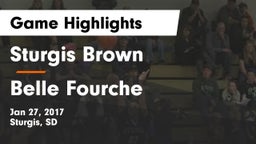 Sturgis Brown  vs Belle Fourche  Game Highlights - Jan 27, 2017