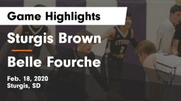 Sturgis Brown  vs Belle Fourche  Game Highlights - Feb. 18, 2020