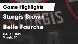 Sturgis Brown  vs Belle Fourche  Game Highlights - Feb. 11, 2023