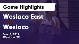 Weslaco East  vs Weslaco  Game Highlights - Jan. 8, 2019