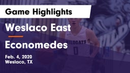 Weslaco East  vs Economedes  Game Highlights - Feb. 4, 2020