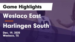 Weslaco East  vs Harlingen South  Game Highlights - Dec. 19, 2020