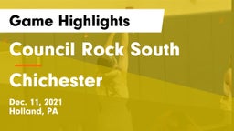 Council Rock South  vs Chichester  Game Highlights - Dec. 11, 2021