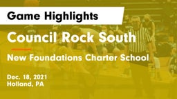 Council Rock South  vs New Foundations Charter School Game Highlights - Dec. 18, 2021