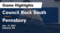 Council Rock South  vs Pennsbury  Game Highlights - Jan. 19, 2021