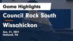Council Rock South  vs Wissahickon  Game Highlights - Jan. 21, 2021