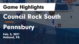 Council Rock South  vs Pennsbury  Game Highlights - Feb. 5, 2021