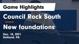 Council Rock South  vs New foundations Game Highlights - Dec. 18, 2021