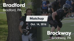 Matchup: Bradford  vs. Brockway  2016
