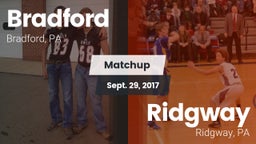 Matchup: Bradford  vs. Ridgway  2017