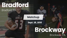 Matchup: Bradford  vs. Brockway  2018