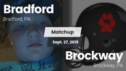 Matchup: Bradford  vs. Brockway  2019