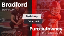 Matchup: Bradford  vs. Punxsutawney  2019
