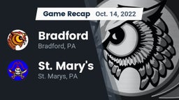 Recap: Bradford  vs. St. Mary's  2022