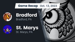 Recap: Bradford  vs. St. Marys  2023