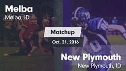 Matchup: Melba  vs. New Plymouth  2016