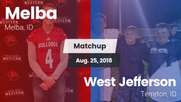 Matchup: Melba  vs. West Jefferson  2018