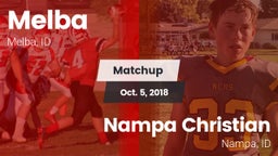 Matchup: Melba  vs. Nampa Christian  2018