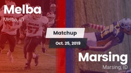 Matchup: Melba  vs. Marsing  2019