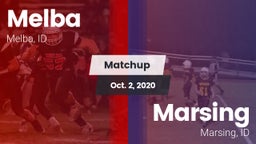 Matchup: Melba  vs. Marsing  2020