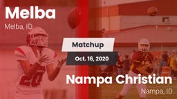 Matchup: Melba  vs. Nampa Christian  2020