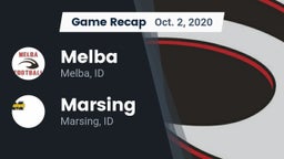 Recap: Melba  vs. Marsing  2020