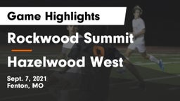 Rockwood Summit  vs Hazelwood West  Game Highlights - Sept. 7, 2021