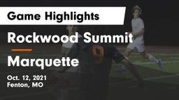 Rockwood Summit  vs Marquette  Game Highlights - Oct. 12, 2021