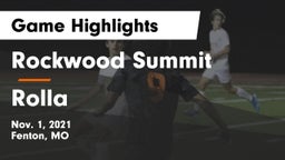 Rockwood Summit  vs Rolla  Game Highlights - Nov. 1, 2021