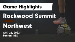 Rockwood Summit  vs Northwest  Game Highlights - Oct. 26, 2022