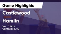 Castlewood  vs Hamlin  Game Highlights - Jan. 7, 2022