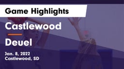 Castlewood  vs Deuel Game Highlights - Jan. 8, 2022
