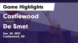 Castlewood  vs De Smet  Game Highlights - Jan. 20, 2022