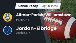 Recap: Altmar-Parish-Williamstown  vs. Jordan-Elbridge  2023