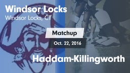 Matchup: Windsor vs. Haddam-Killingworth 2016