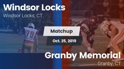 Matchup: Windsor vs. Granby Memorial  2019