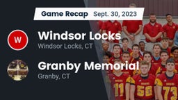 Recap: Windsor Locks  vs. Granby Memorial  2023