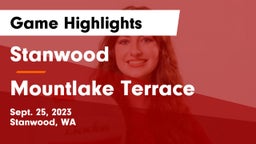 Stanwood  vs Mountlake Terrace  Game Highlights - Sept. 25, 2023