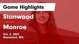 Stanwood  vs Monroe  Game Highlights - Oct. 5, 2023
