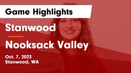 Stanwood  vs Nooksack Valley  Game Highlights - Oct. 7, 2023