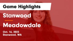 Stanwood  vs Meadowdale  Game Highlights - Oct. 16, 2023