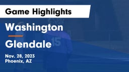 Washington  vs Glendale  Game Highlights - Nov. 28, 2023