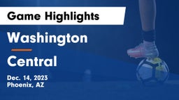Washington  vs Central  Game Highlights - Dec. 14, 2023