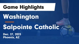 Washington  vs Salpointe Catholic  Game Highlights - Dec. 27, 2023