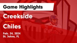 Creekside  vs Chiles  Game Highlights - Feb. 24, 2024