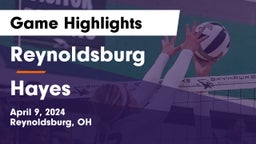Reynoldsburg  vs Hayes  Game Highlights - April 9, 2024