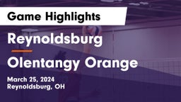 Reynoldsburg  vs Olentangy Orange  Game Highlights - March 25, 2024