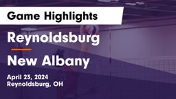 Reynoldsburg  vs New Albany  Game Highlights - April 23, 2024