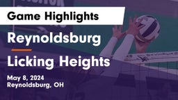 Reynoldsburg  vs Licking Heights  Game Highlights - May 8, 2024