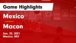 Mexico  vs Macon  Game Highlights - Jan. 23, 2021